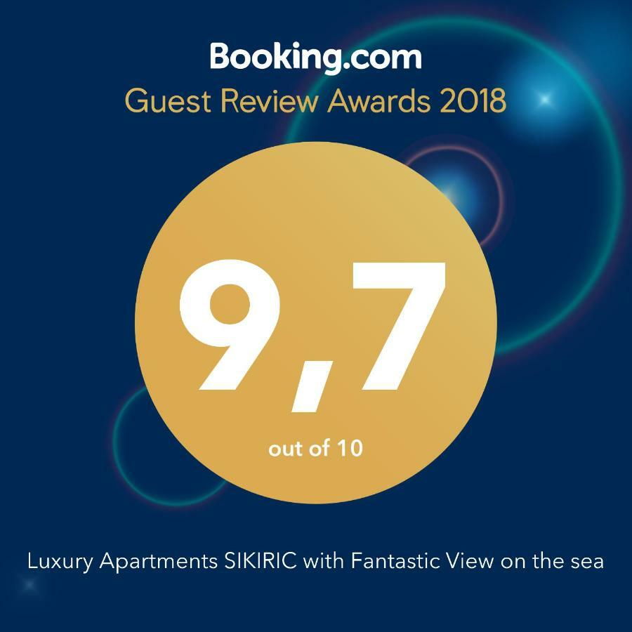 Luxury Apartments Sikiric_2 With Fantastic View On The Sea Бибине Екстериор снимка